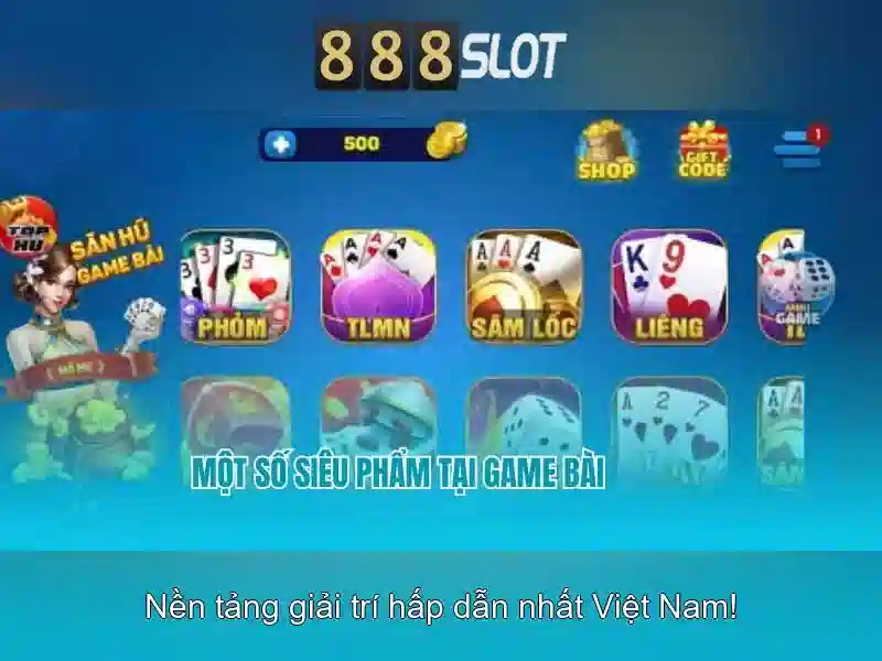 888slot: Trải nghiệm slot trực tuyến đỉnh cao Giao diện nhà cái hoàn hảo
